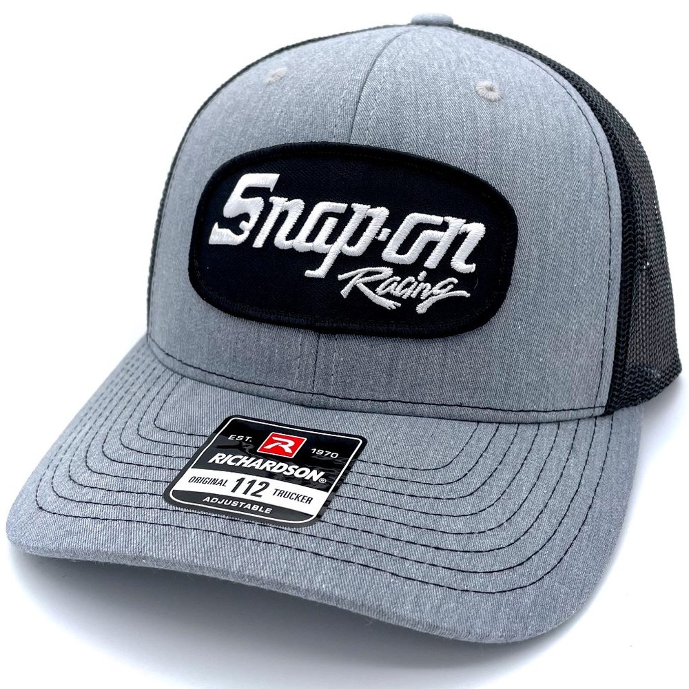 Snap-on Racing Vintage Patch Hat - Heather Gray/Black Richardson 112